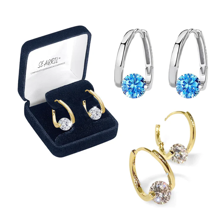 🔥LAST DAY SALE-80% OFF)SEAGRIL Lymphatic MagneTherapy Germanium Earrings