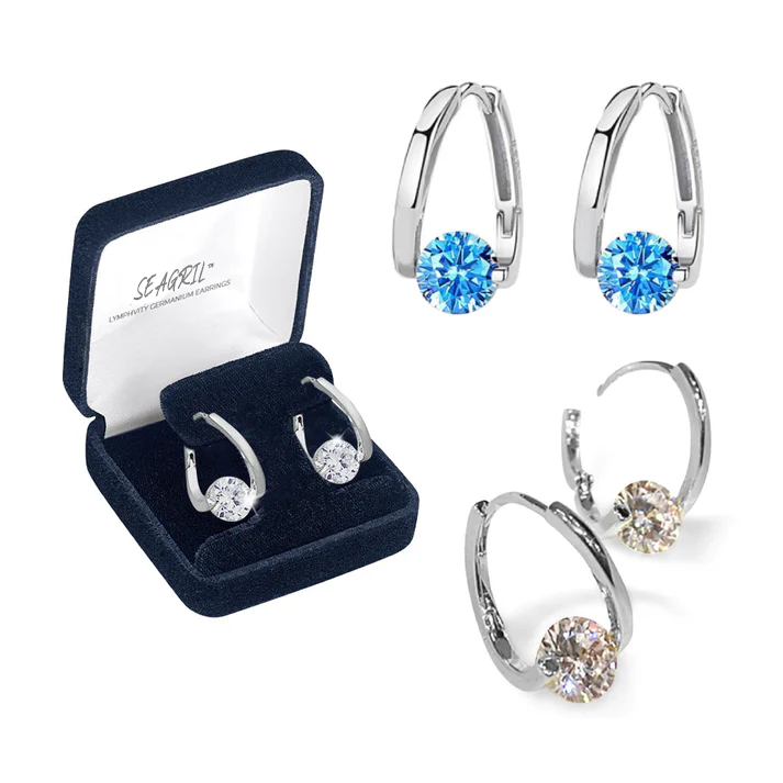 🔥LAST DAY SALE-80% OFF)SEAGRIL Lymphatic MagneTherapy Germanium Earrings