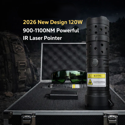 🔥 2026 Brand New 120W 900-1100nm High-Power IR Laser Pointer by SEAGRIL™